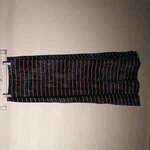 Girls Pink Elephant striped maxi skirt size 10